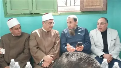أوقاف القليوبية تقدم العزاء لأسر ضحايا حادث تسريب الغاز بميت عاصم