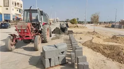 رئيس جهاز الفيوم الجديدة ينفذ أكبر مشروع للتطوير والطرق فى المدينة صور