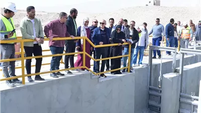 محافظ الأقصريتابع مشروعات الصرف الصحي بأرمنت ضمن مبادرة حياةكريمة