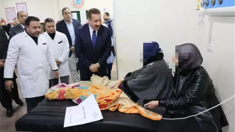 محافظ المنوفية خلال