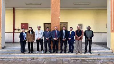 زيارة الوفد الصينى الثانى لجامعة الاقصرضمن الفعاليات الشتوية