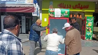 جهاز مدينة بدر يشن حملة على الإشغالات والمخالفات فى الأندلس.. بالصور