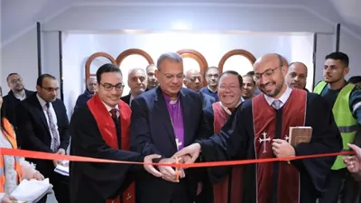 رئيس الإنجيلية يشهد تنصيب القس موريس جابر بكنيسة شمس الدين