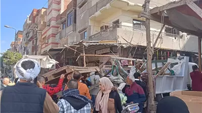 إزالة التعديات و تحرير مخالفات في القنطرة غرب بالإسماعيلية ..صور