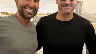 أحمد سعد برفقة كاظم الساهر فى أحدث ظهور.. مدرسة الحب