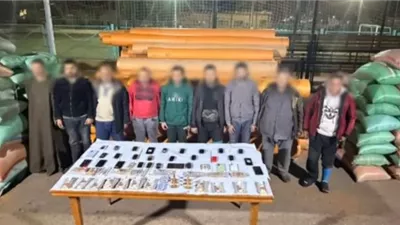 ضبط عصابة سرقة مواسير الغاز الطبيعى من مواقع تحت الإنشاء في قنا