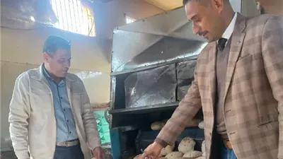 جهاز بدر وإدارة التموين يحرران محضر نقص وزن ومواصفات للمخابز.. بالصور