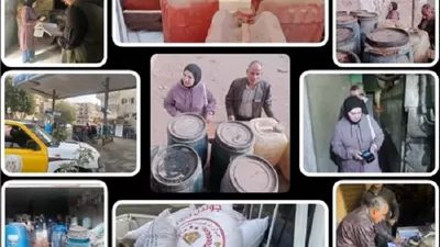ضبط سولار ودقيق قبل تداولهما بالسوق السوداء في حملة تموينية بشبين القناطر