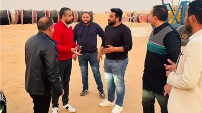 بيان هام من رئيس جهاز العبور الجديدة بشأن ملف الكهرباء فى المدينة صور