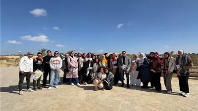 رحلة إلى معالم الفيوم السياحية والأثرية لطلاب كلية الاعلام