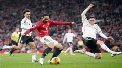 مانشستر يونايتد يحقق فوزاً مثيراً علي فولهام بالدوري الإنجليزي