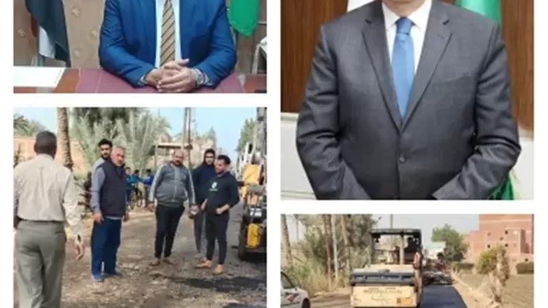 أبو حطب : بدء رصف