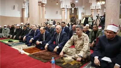 محافظ كفر الشيخ يشارك الاحتفال بليلة النصف من شعبان