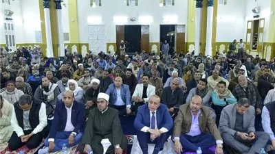 محافظ الأقصر يشهد الاحتفال بليلة النصف من شعبان