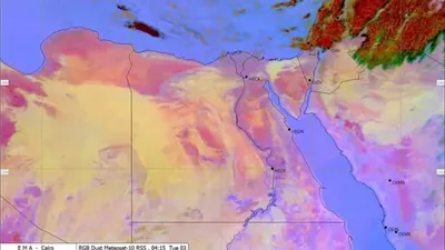 خريطة الطقس اليوم.. تقلبات جوية محدودة مع نشاط الرياح علي أغلب الأنحاء