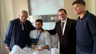 كامل أبو علي يطمئن على الحالة الصحية لـ