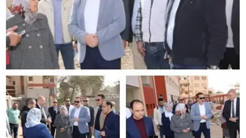 محافظ المنوفية خلال
