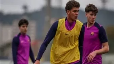 حمزة عبدالكريم يبدأ مشواره الاحترافي مع برشلونة