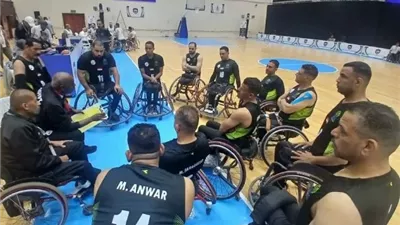 منتخب مصر لكرة السلة على الكراسي المتحركة يحصد فضية البطولة العربية