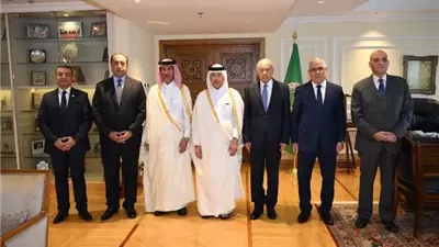 النائب العام المصري ونظيره القطري يزوران امين جامعة الدول العربية