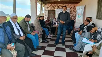 مدرسة حقلية لمزارعي القمح في الإسماعيلية..صور