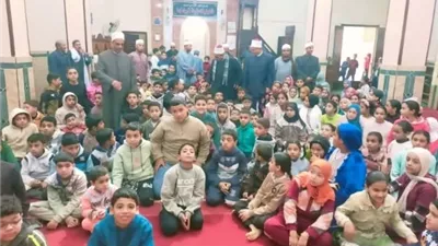 أوقاف القليوبية تنظم لقاء الجمعة للأطفال بالمسجد الكبير بقرية الحصة فى طوخ