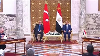 الرئيس السيسي وأردوغان يشهدان التوقيع على عدد من اتفاقيات التعاون