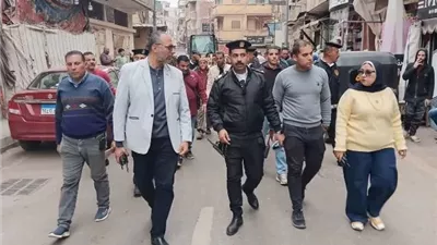 حملة مكبرة لرفع الإشغالات بمدن دمياط