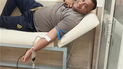 حملة تبرع بالدم في مستشفى القنطرة شرق بالإسماعيلية..صور