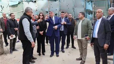 محافظ الجيزة يتفقد شارع العريش الموقع البديل للباعة الجائلين