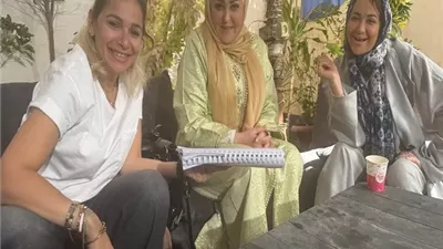 نهال عنبر ومروة عبد المنعم فى كواليس 