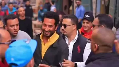 عمرو سعد يعبر عن سعادته من كواليس مسلسله الرمضانى 