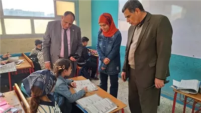 قيادات تعليم القليوبية تزور مدارس الخانكة لدعم الانضباط والتميز