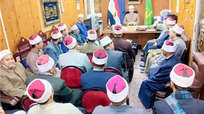مدير أوقاف القليوبية يلتقي أئمة قادة الفكر استعدادًا لشهر رمضان