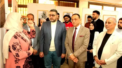 جامعة أسيوط تنظم معرضًا فنيًا بعنوان «تسابيح» بكلية الفنون الجميل