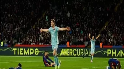 أتليتكو يضع قدما في نهائي كأس الملك برباعية فى مرمي برشلونة