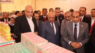 محافظ القليوبية يفتتح 3 معارض 