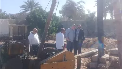 إيقاف أعمال حفر مخالف ومصادرة المعدات المستخدمة في الغردقة