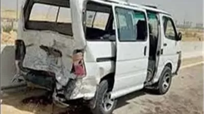 إصابة 5 إثر انقلاب ميكروباص بالشرقية