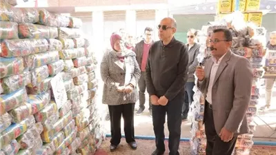 التوسع في معارض أهلاً رمضان وتشديد الرقابة لمنع الاحتكار بالمنيا