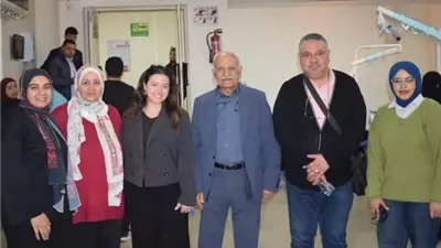 أسنان الجامعة المصرية الروسية تنظم قافلة ويوم علاجى لتلاميذ مدينة بدر