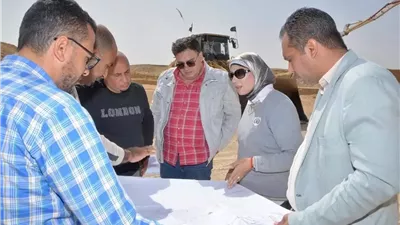 رئيس جهازتنمية مدينة السويس الجديدة تتفقد مشروعات البنية الأساسية