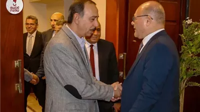 محافظ سوهاج يستقبل رئيس جامعة سوهاج للتهنئة بثقة القيادة السياسية