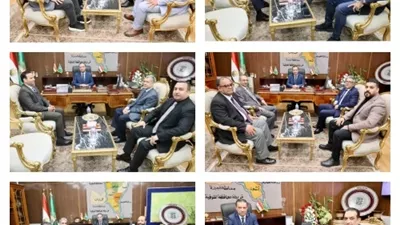 اللواء عمرو الغريب يواصل استقبال المهنئين بتوليه محافظ المنوفية