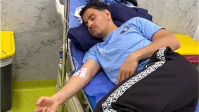 تفاصيل الحالة الصحية لنجم بيراميدز بعد نقله إلى المستشفى