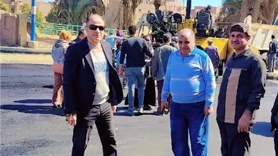 رصف شارع بورسعيد بديروط بتكلفة 17 مليون جنيه