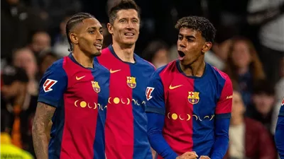 الدوري الإسباني| لامين يامال ورافينها يقودان تشكيل برشلونة ضد ليفانتي