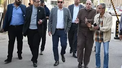عميد طب قصر العيني يتفقد مبنى التعليم المتطور