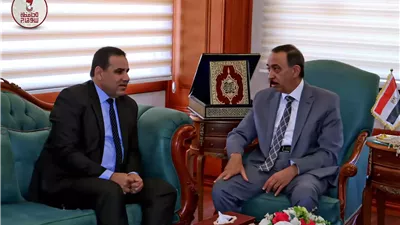 محافظ سوهاج يستقبل مدير الأمن للتهنئة بتوليه المنصب الجديد