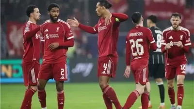 التعادل السلبى يحسم الشوط الأول بين ليفربول ونوتينجهام